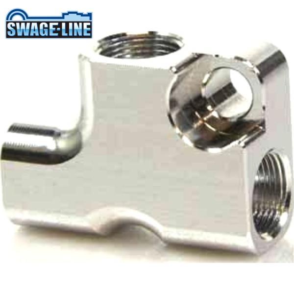 SWAGE-LINE スウェッジライン SLP405 3WAYセパレーター T字 左 6φ穴付 | ...