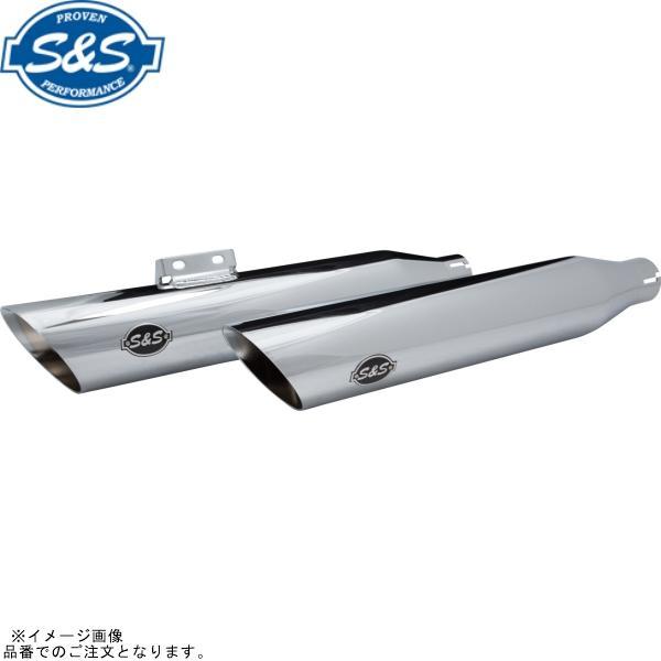 S＆S エスアンドエス 550-0736 スリップオン スラッシュカット クローム M8 SOFTA...