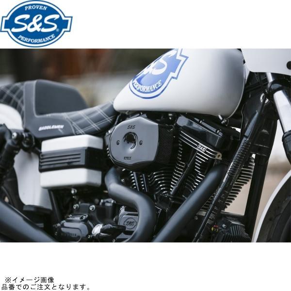 S＆S エスアンドエス 170-0599 ステルス エアクリーナーキット トリビュート グロスブラッ...