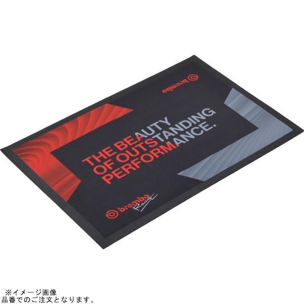 brembo ブレンボ 99.8637.84 カウンターマット ブラック/レッド サイズ 600 x...