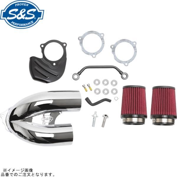 S＆S エスアンドエス 170-0566A チューンドインダクション エアクリーナーキット クローム...