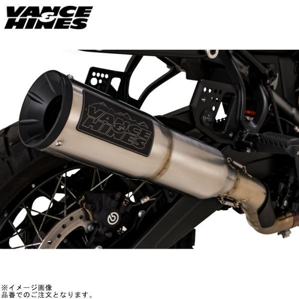 バンス&amp;ハインズ 1801-1492 450 ハイアウトプット スリップオン ステンレス マフラー ...