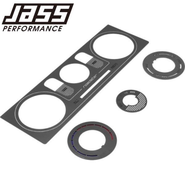 ジャスパフォーマンス 2129 エアコンパネル ブラックステンレスヘアライン NBロードスター