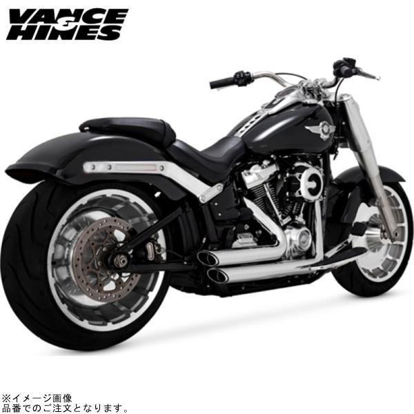 バンス&amp;ハインズ 1800-2594 PCX ショートショットスタッガード クローム マフラー FX...