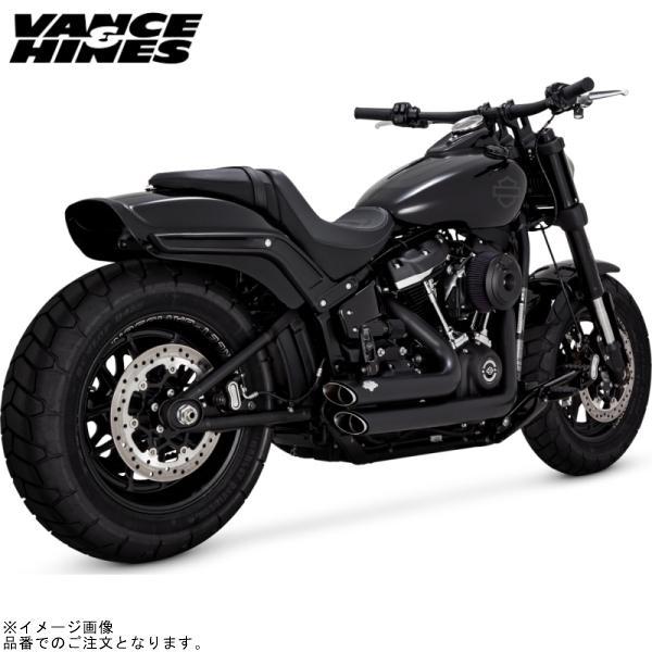 バンス&amp;ハインズ 1800-2603 PCX ショートショットスタッガード ブラック マフラー SO...