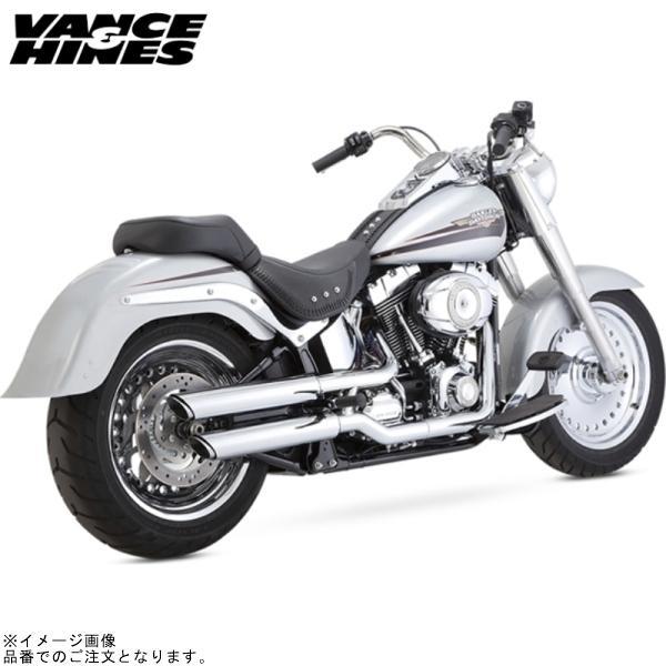 バンス&amp;ハインズ 1801-1523 PCX ツインスラッシュ 3インチ スリップオン クローム マ...