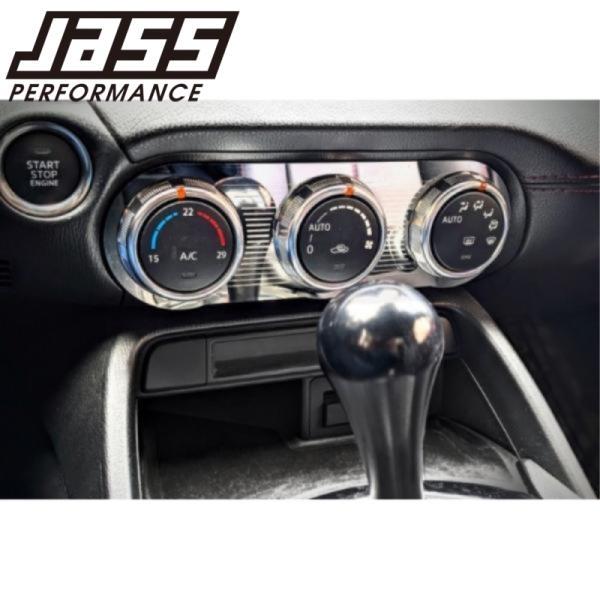 ジャスパフォーマンス 2126 エアコンパネルカバー ミラーポリッシュ NDロードスター