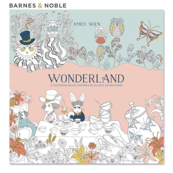 【洋書】ワンダーランド 不思議の国のアリスの塗り絵 [アミリー・シェン] Wonderland A ...