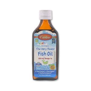 ノルウェー産フィッシュオイル 天然オレンジフレーバー 子供用200ml Carlson Labs（カールソンラボ）