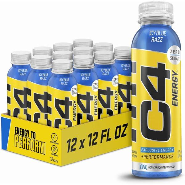 セルコア C4 エナジー 無炭酸 ゼロシュガー エナジードリンク プレワークアウトドリンク ブルーラ...