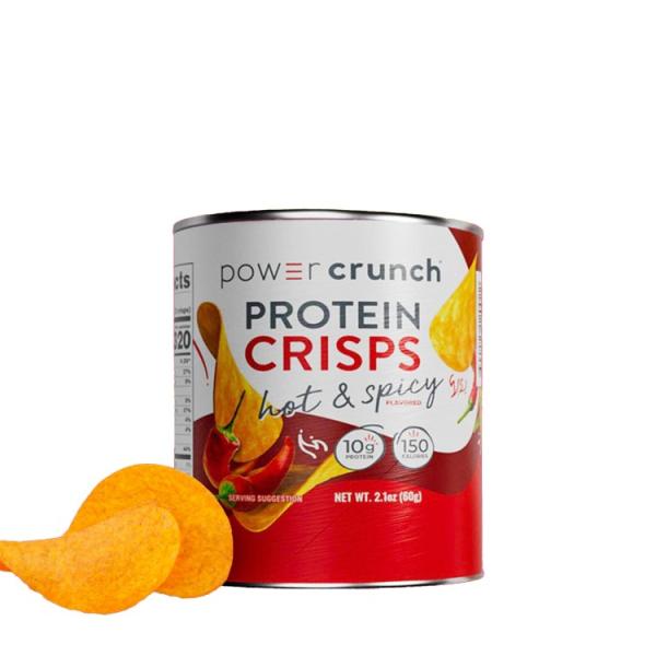 パワークランチ プロテイン クリスプ ホット &amp; スパイシー8個 Power Crunch Chip...