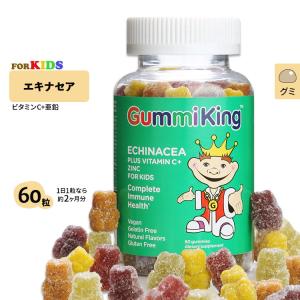エキナセア プラス ビタミンC & 亜鉛 60粒 グミ Gummi King