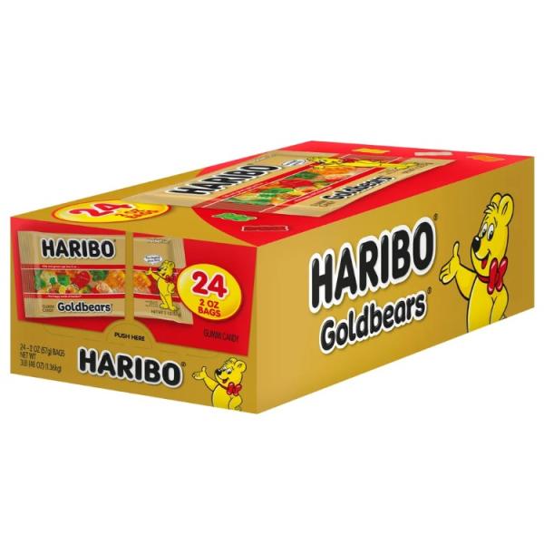 【アメリカコストコ品】ハリボー ゴールドベア グミキャンディ 57g×24袋 Haribo Gold...