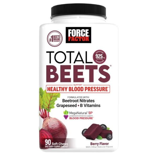 フォースファクター トータルビーツ チュー 90粒 ソフトチュー Force Factor Tota...