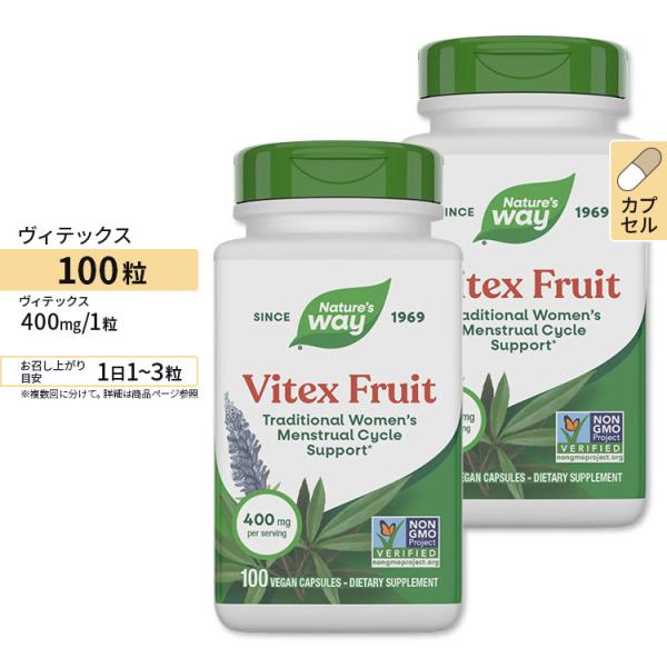[2個セット]ヴィテックス(チェストツリー) 100粒 Nature's way（ネイチャーズウェイ...