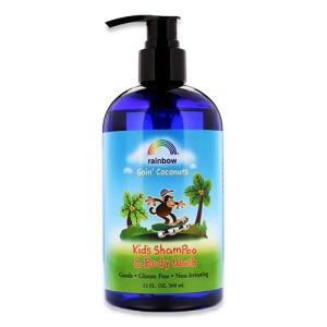 Rainbow Research キッズシャンプー&ボディーウォッシュ ゴーインココナッツ 360ml レインボーリサーチ