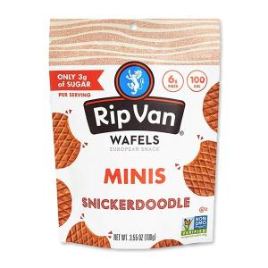ローシュガーワッフルクッキー ミニサイズパウチ スニッカ―ドゥードゥル 100gRip Van Wafels