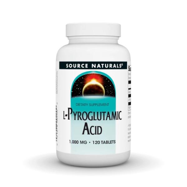 ソースナチュラルズ L-ピログルタミン酸 1000mg 120粒 Source Naturals L...
