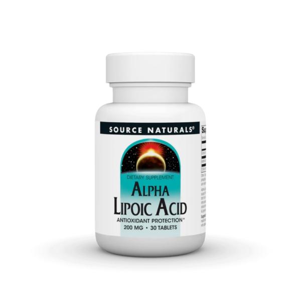 ソースナチュラルズ アルファリポ酸 200mg 30粒 Source Naturals Alpha ...