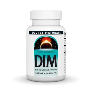 ソースナチュラルズ DIM（ジインドリルメタン）100mg 30粒 Source Naturals DIM 100 mg 30 Tablet 【お取り寄せ商品】 お取り寄せ