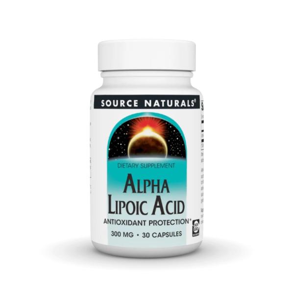 ソースナチュラルズ アルファリポ酸 300mg 30カプセル Source Naturals Alp...