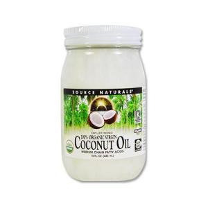 Source Naturals 100％オーガニックバージン ココナッツオイル 443ml ソースナチュラルズ