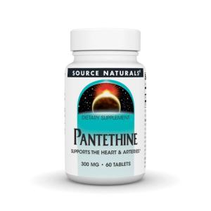 ソースナチュラルズ パンテチン 300mg 60粒 Source Naturals Pantethine 300 mg 60 Tablet 【お取り寄せ商品】【 お取り寄せ