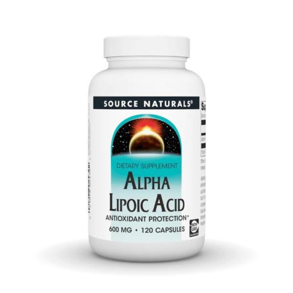 ソースナチュラルズ アルファリポ酸 600mg 120カプセル Source Naturals Al...