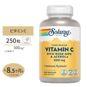 ソラレー タイムリリース ビタミンC 500mg カプセル 250粒 Solaray Timed Release Vitamin C サプリ 健康 アメリカ｜speedbody