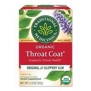 トラディショナル・メディシナル オーガニック スロートコート 16ティーバッグ Traditional Medicinals