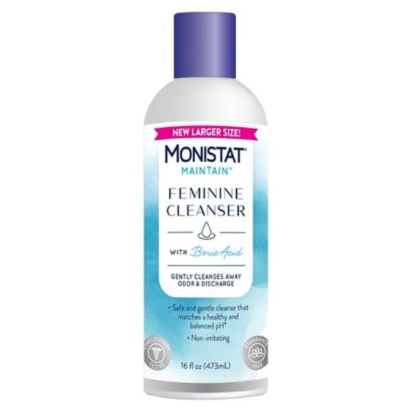 モニスタット フレグランスフリー フェミニンクレンザー 473ml Monistat Boric A...
