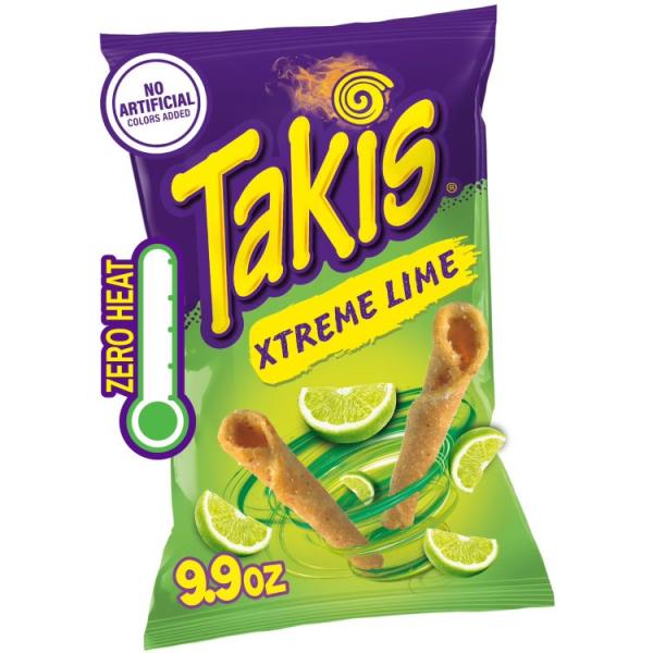 タキス エクストリームライム ライムロールトルティーヤチップス 280g Takis Xtreme ...