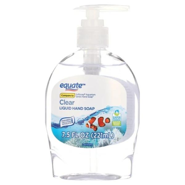 エクエイト 液体ハンドソープ クリアタイプ 221ml Equate Clear Liquid Ha...