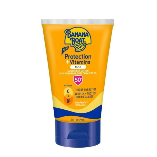 バナナボート サンプロテクション＋ビタミン フェイス用日焼け止めローション SPF50 59ml B...