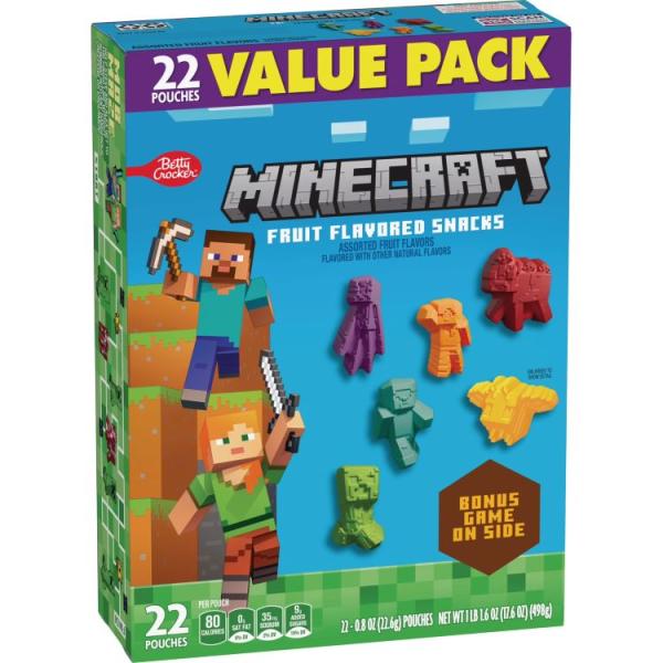 お取り寄せ ベティクロッカー マインクラフト グルテンフリー フルーツアソートスナック 22袋入り ...