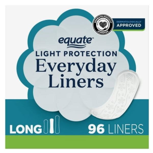 エクエート ライトプロテクション 毎日用パンティライナー ロング 無香料 96枚 Equate Li...