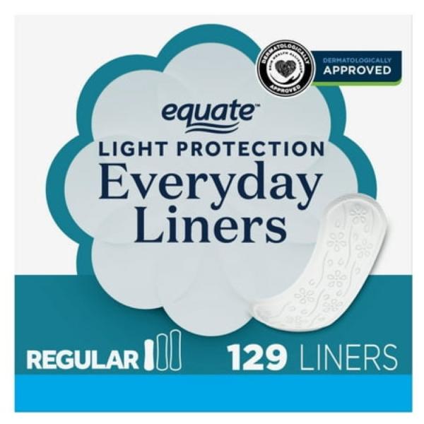 エクエート ライトプロテクション 毎日用パンティライナー レギュラー 無香料 129枚 Equate...