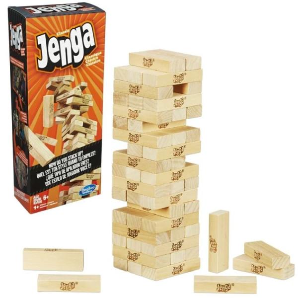 ジェンガ クラシック 木製ブロック ゲーム 6歳以上 Classic Jenga Game with...