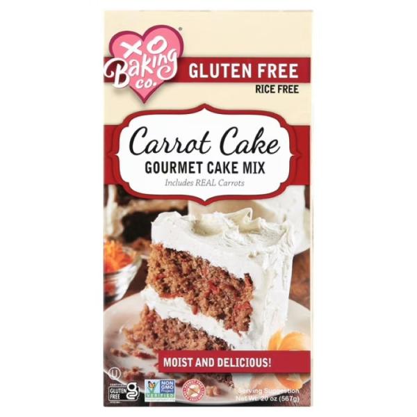 エックスオーベーキング グルテンフリー キャロットケーキミックス 567g XO Baking Co...