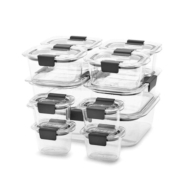 お取り寄せ ラバーメイド ブリリアンス 保存容器 22点セット クリア Rubbermaid Bri...