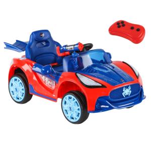 お取り寄せ ダイナクラフト スパイダーマン 6ボルト 電動スーパーカー 光・音付き 1台 3歳以上 Dynacraft Spider-Man 6V S