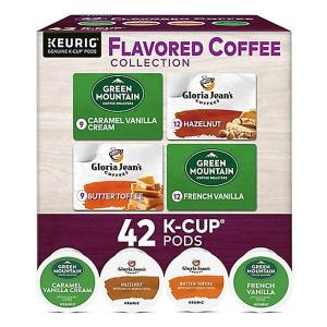 キューリグ Kカップ フレーバーコーヒーバラエティパック 42個入り 各0.33oz