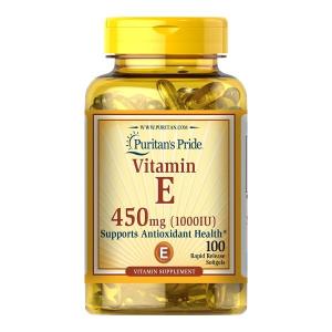 Puritan's Pride ビタミンE 1000IU 守るサプリメント 100粒 ソフトジェル ピューリタンズプライド