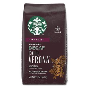 スターバックス デカフェグラウンドコーヒー カフェベロナ 340g Starbucks Dark Roast Decaf Caffe Verona