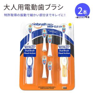 アーム&ハンマー PRO クリーン 大人用 電動歯ブラシ ソフト ARM & HAMMER Spinbrush PRO Clean Soft Family Pack｜speedbody