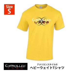 コントロールラボ Tシャツ イエロー Sサイズ Controlled Labs Tshirt Yellow Small 海外 人気 ティーシャツ トレーニング ウェア 普段着 部屋着 パジャマ｜speedbody