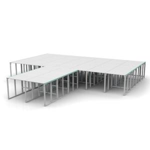 折りたたみ式アルミ製花道ステージ Bセット (SPD-412/S-BS90WH)