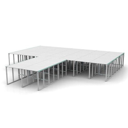 折りたたみ式アルミ製花道ステージ Bセット (SPD-412/S-BS90WH)