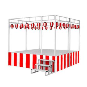 大型やぐらステージ(S)（SPD-613/YS-OS36)