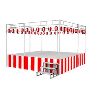 大型やぐらステージ(M) (SPD-614/YS-OM45)